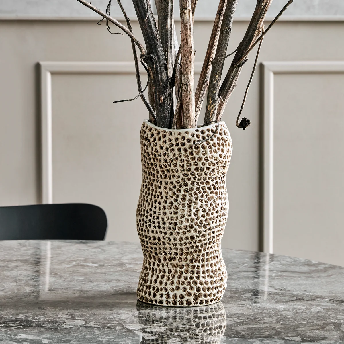 House Doctor - Pan Vase, beige