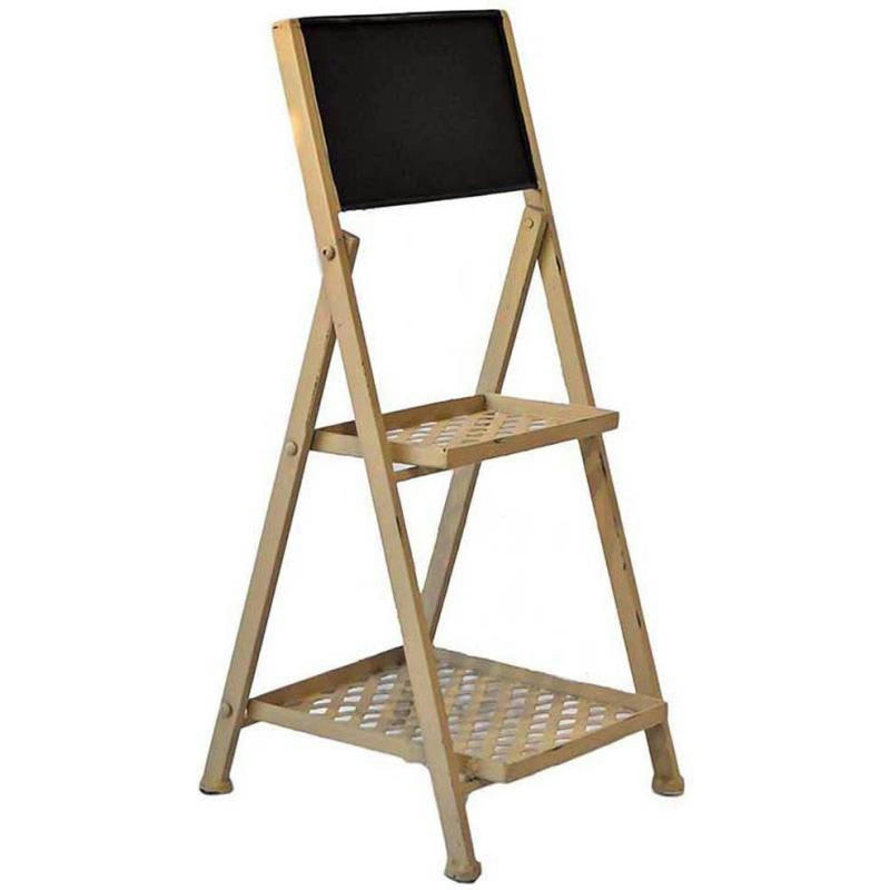 - Etagère à plantes avec écriteau 2 étagères