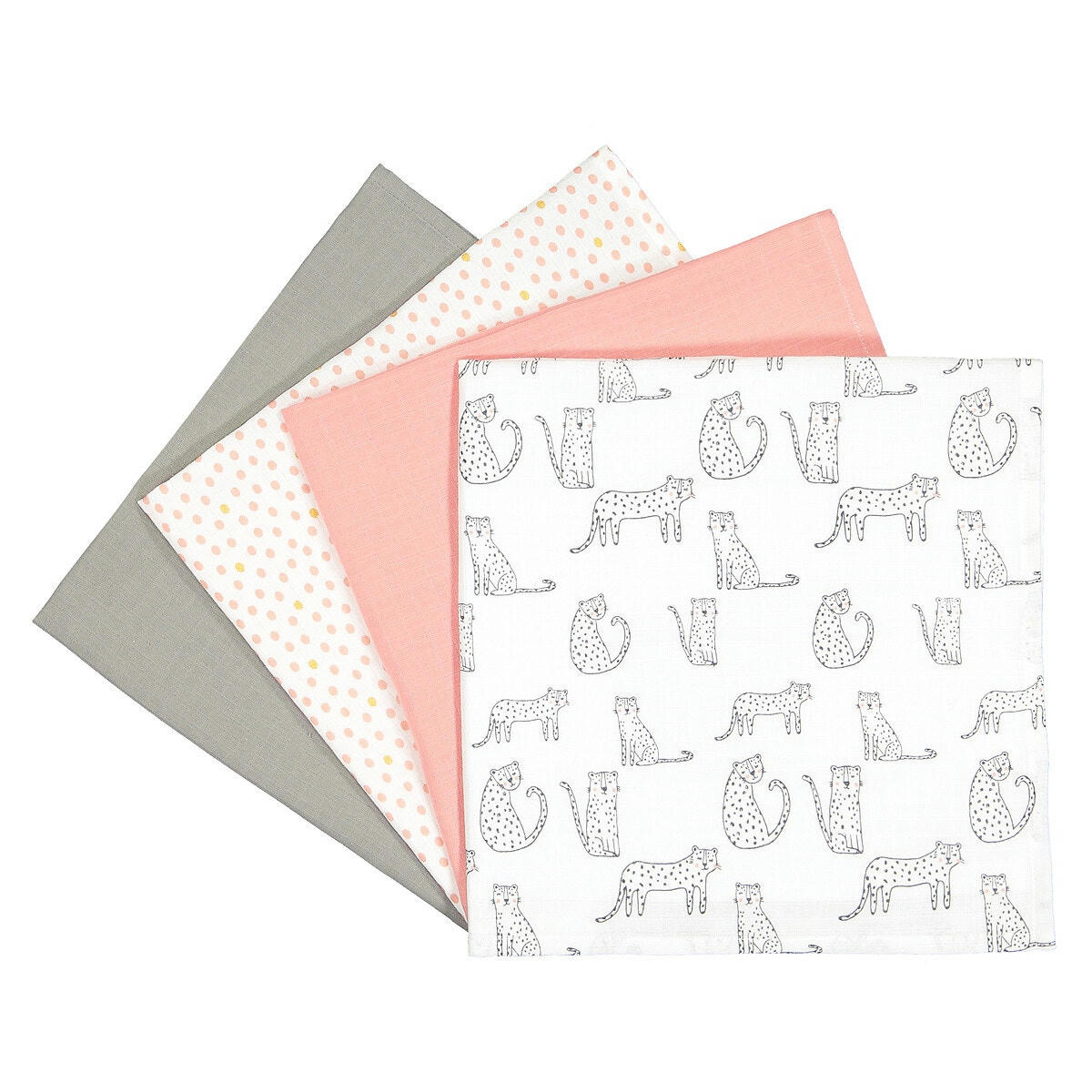 Lot de 4 langes