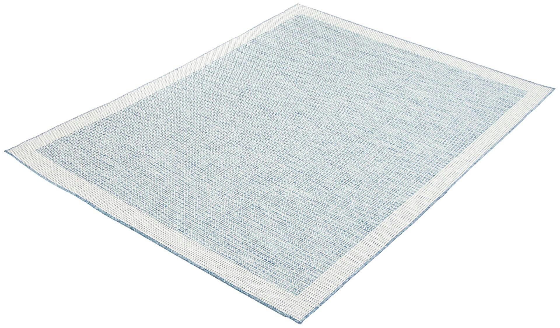 ECARPET Veranda Classic Indoor/Outdoor Area Rug, Blue, Assorted Sizes