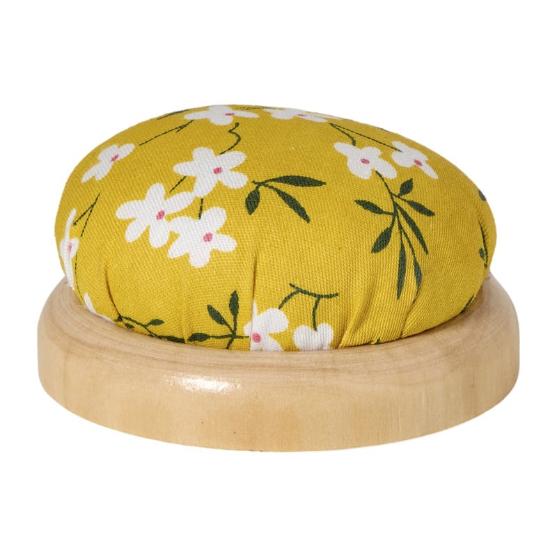 Speldenkussen bloemetjes - diverse varianten - &Oslash;7 cm