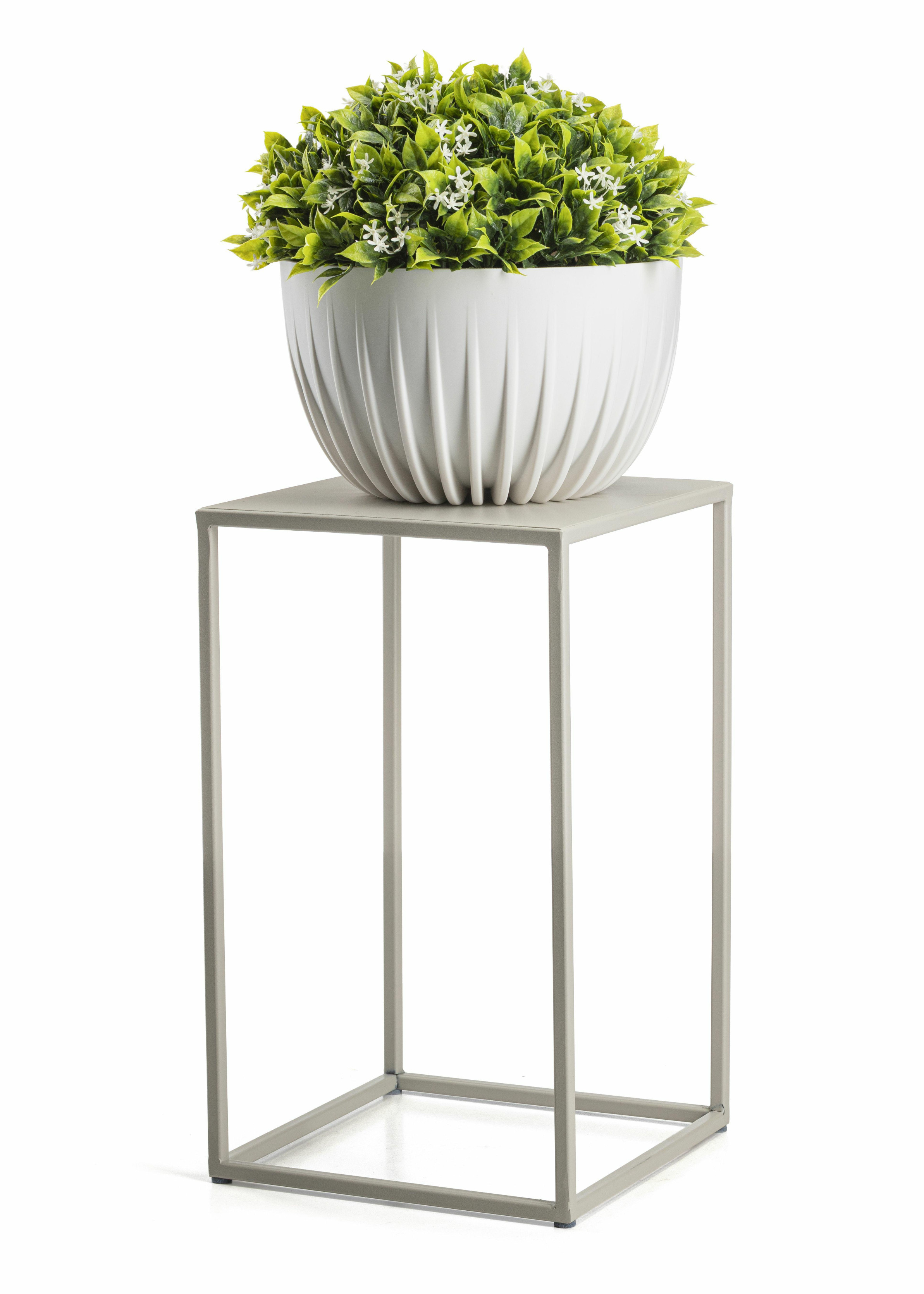 Stojak na kwiaty metalowy niski 40 cm kaszmir