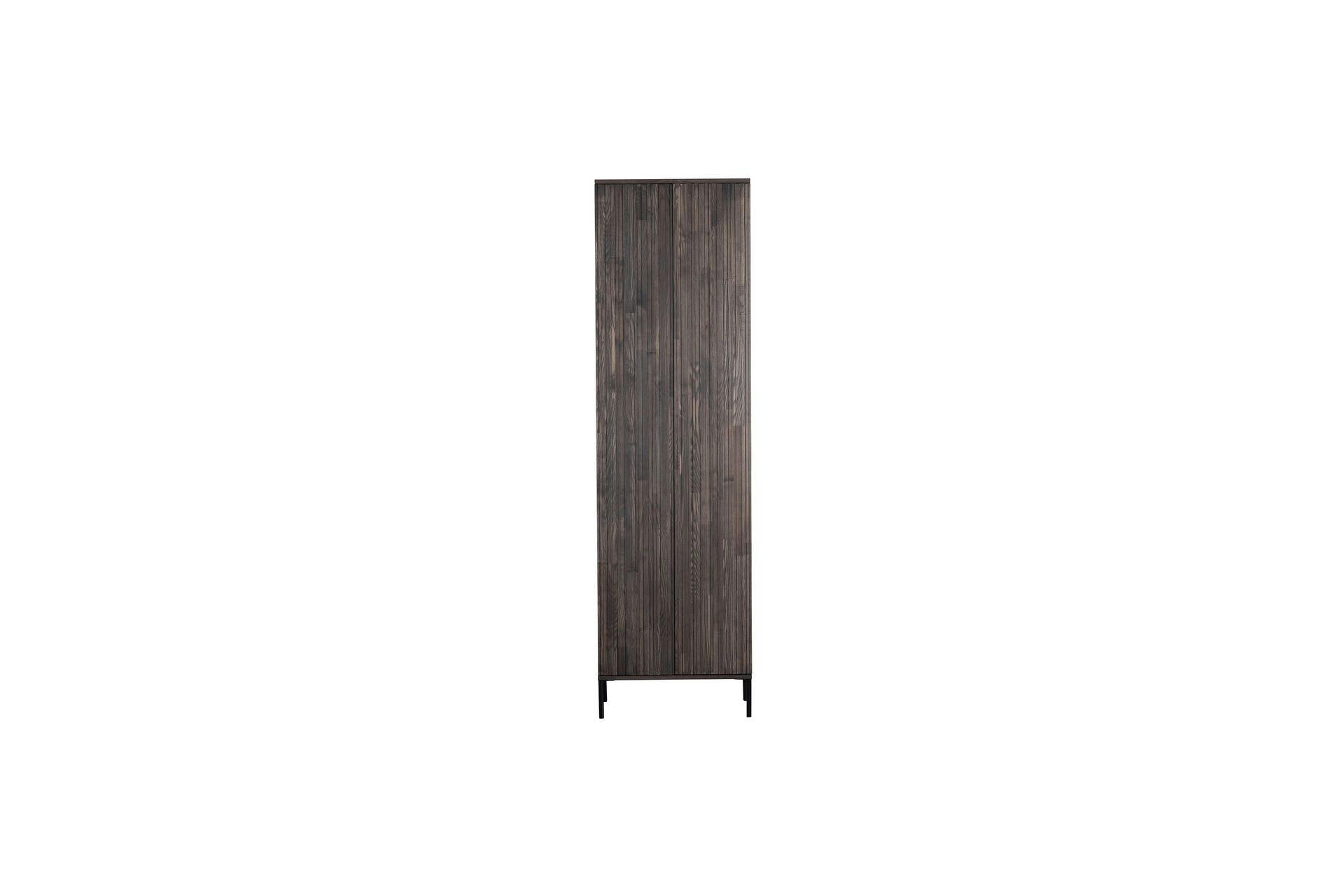 NEW - Armoire 2 portes avec tiroirs en bois de chêne marron