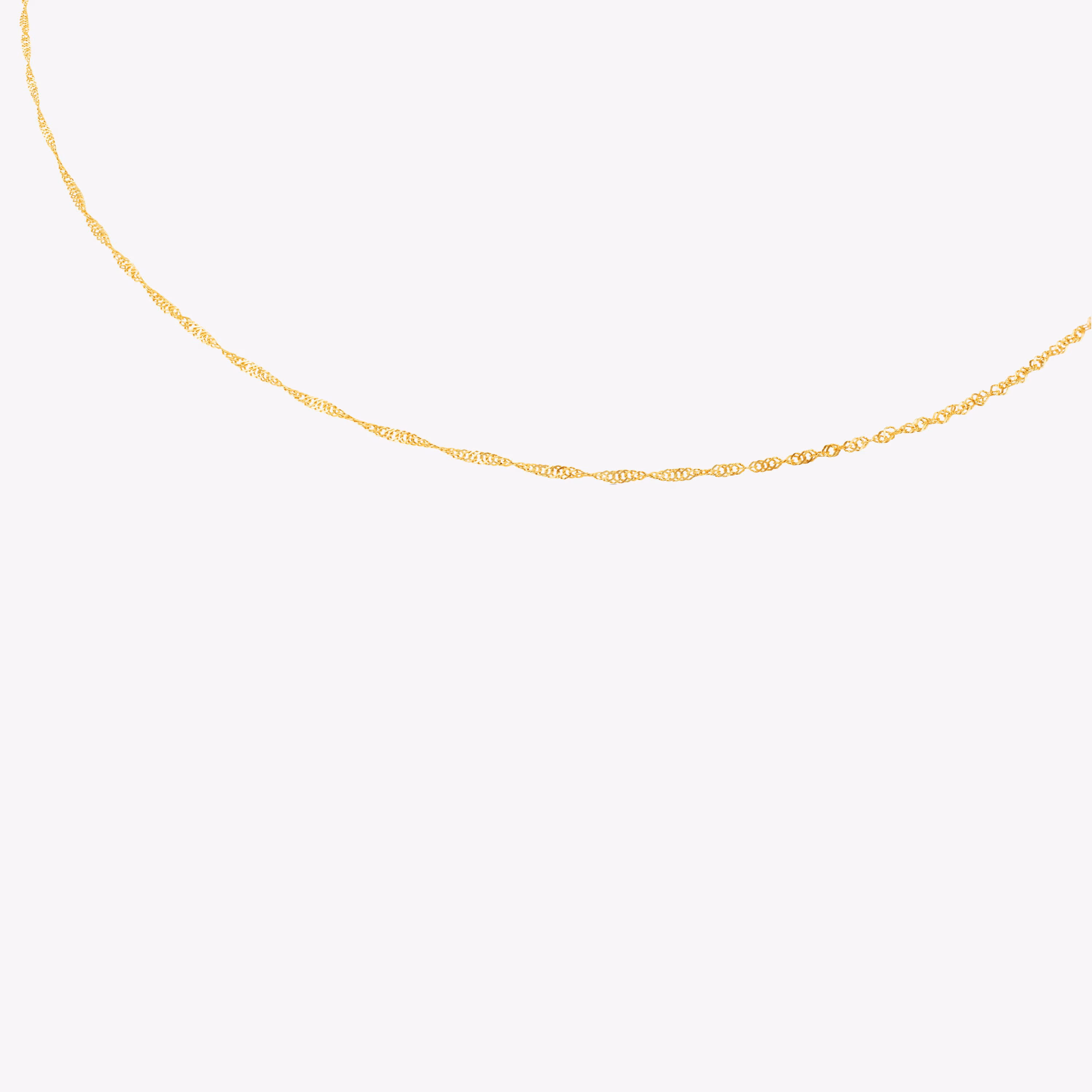 Gargantilla de oro en espiral, 45 cm TOUS Chain