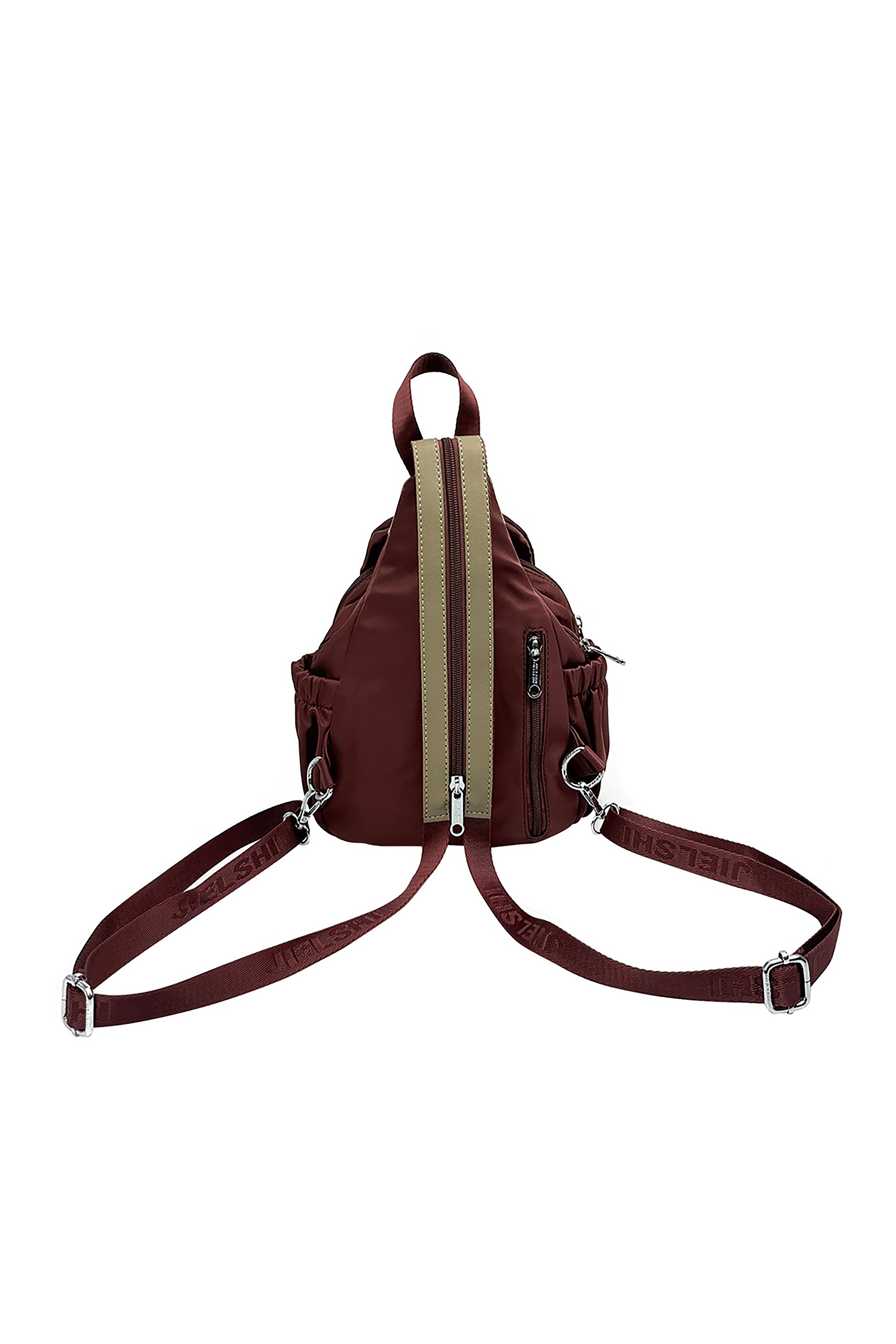 Vellin Lightweight Nylon Mini Backpack with Multiple Pockets