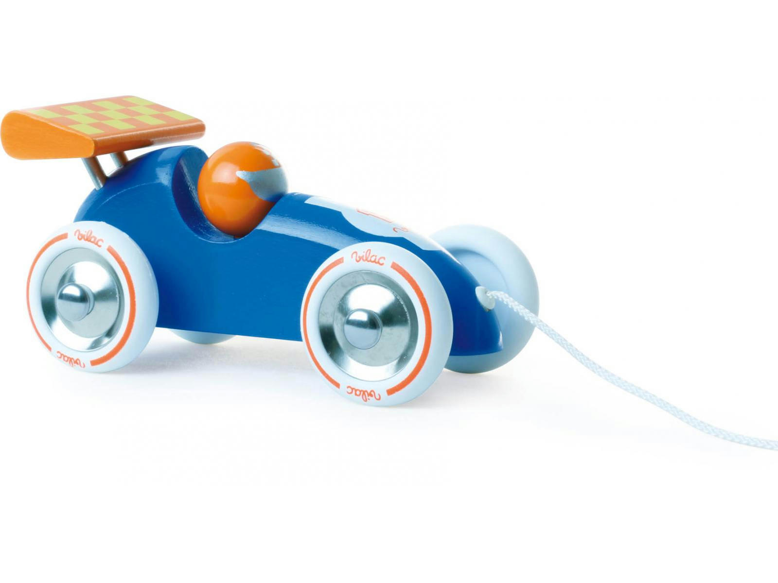 - Voiture de course bleue et orange