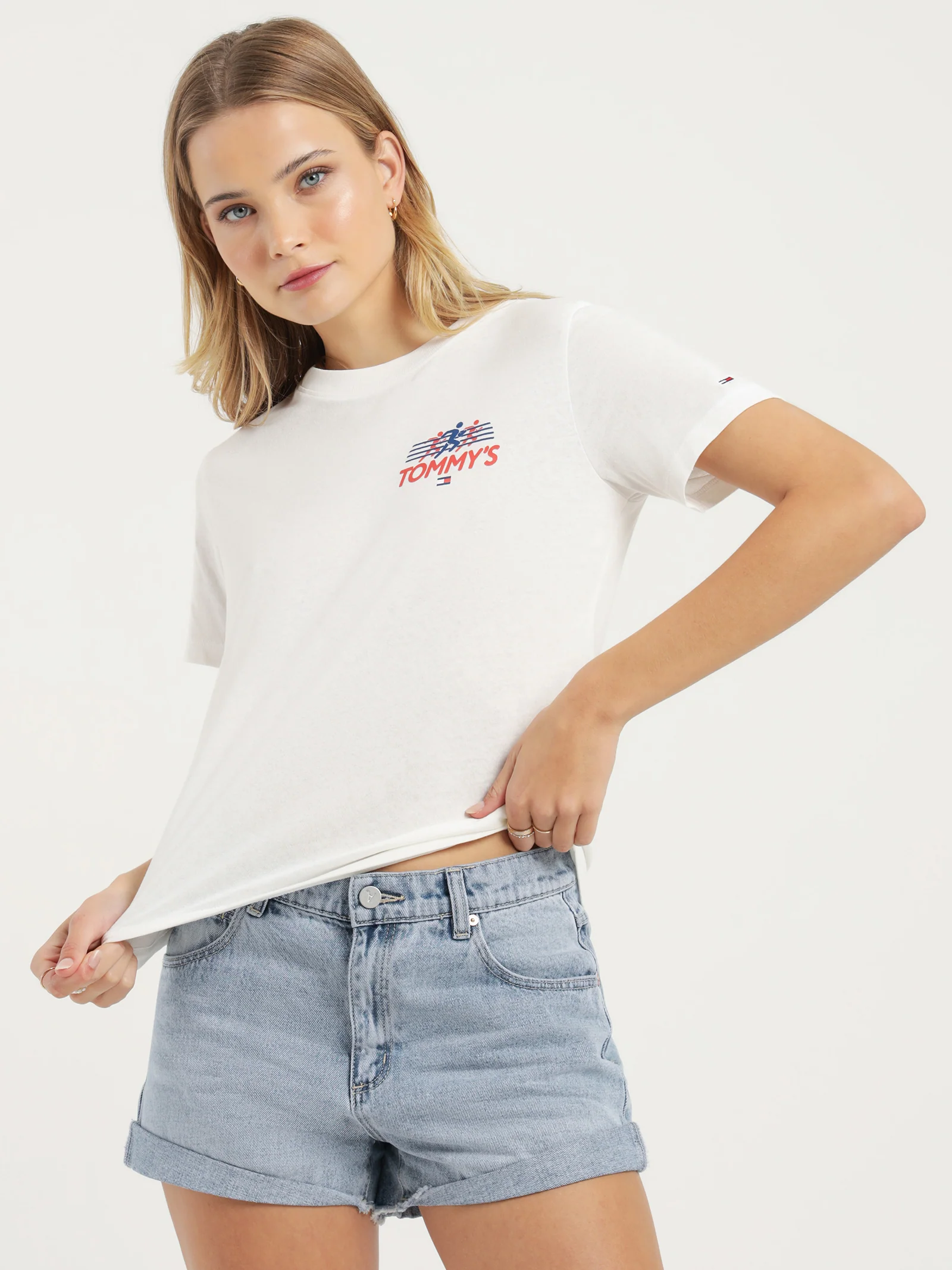 Regular Tommy Jeans Sports Club Short Sleeve T-Shirt