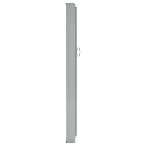 NNEVL Patio Retractable Side Awning 160 x 300 cm Grey