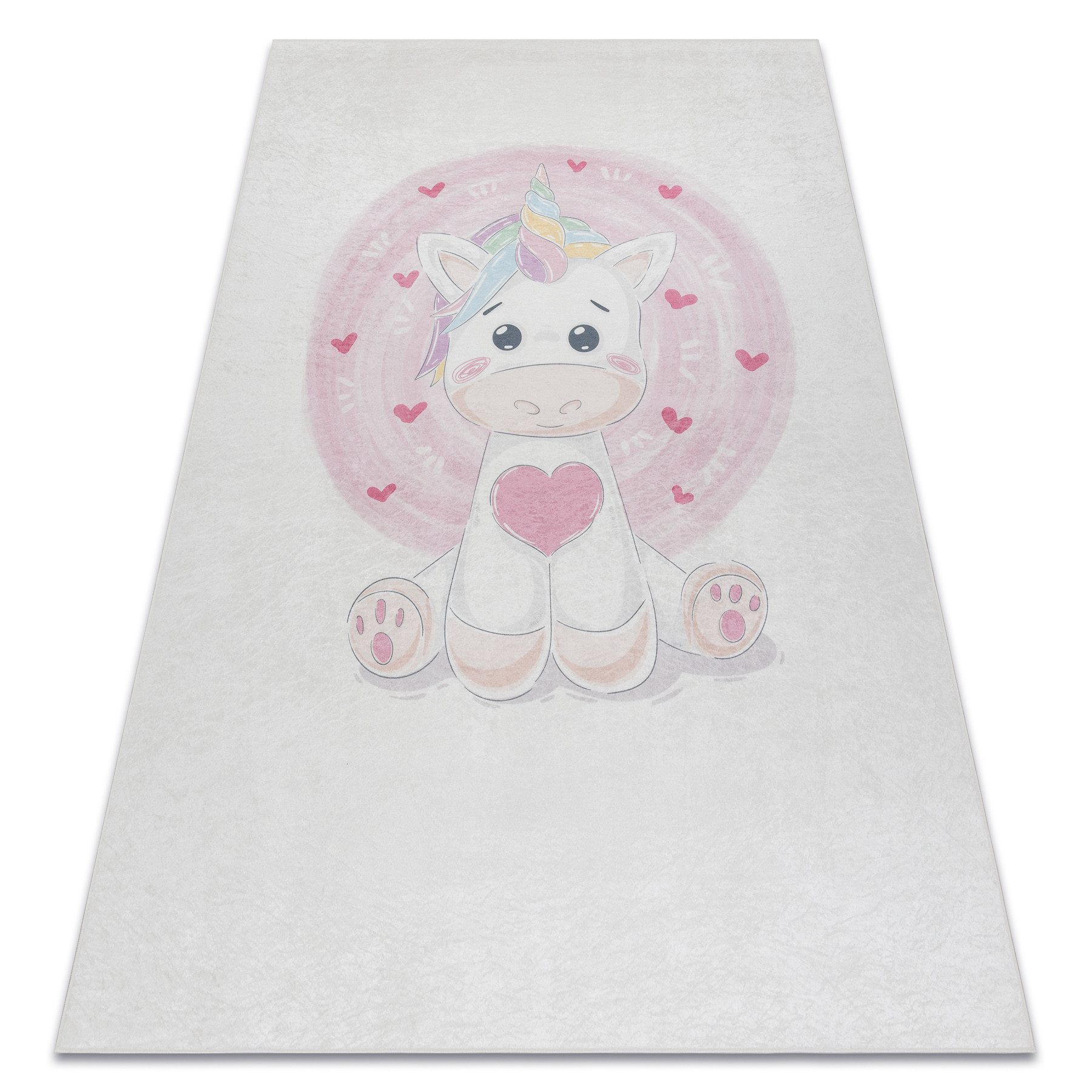 Dywan do prania BAMBINO 1128 Jednorożec, dla dzieci, 80x150 cm