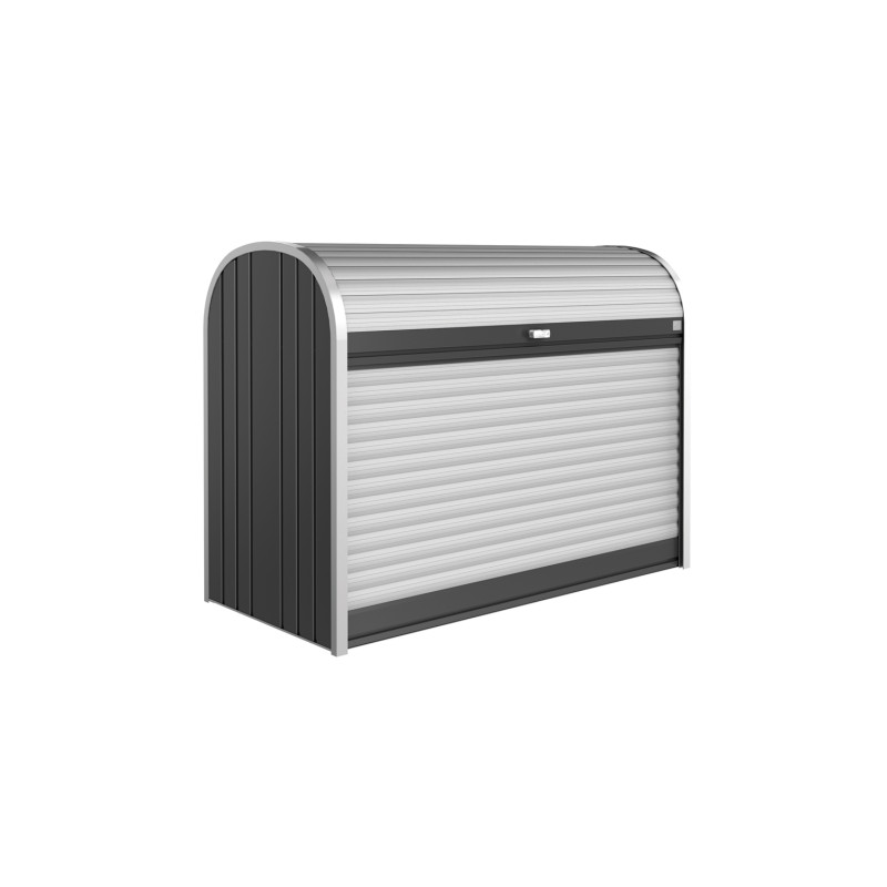 Box de rangement StoreMax gris foncé 1,63 x 0,78 x 1,2 m BIOHORT