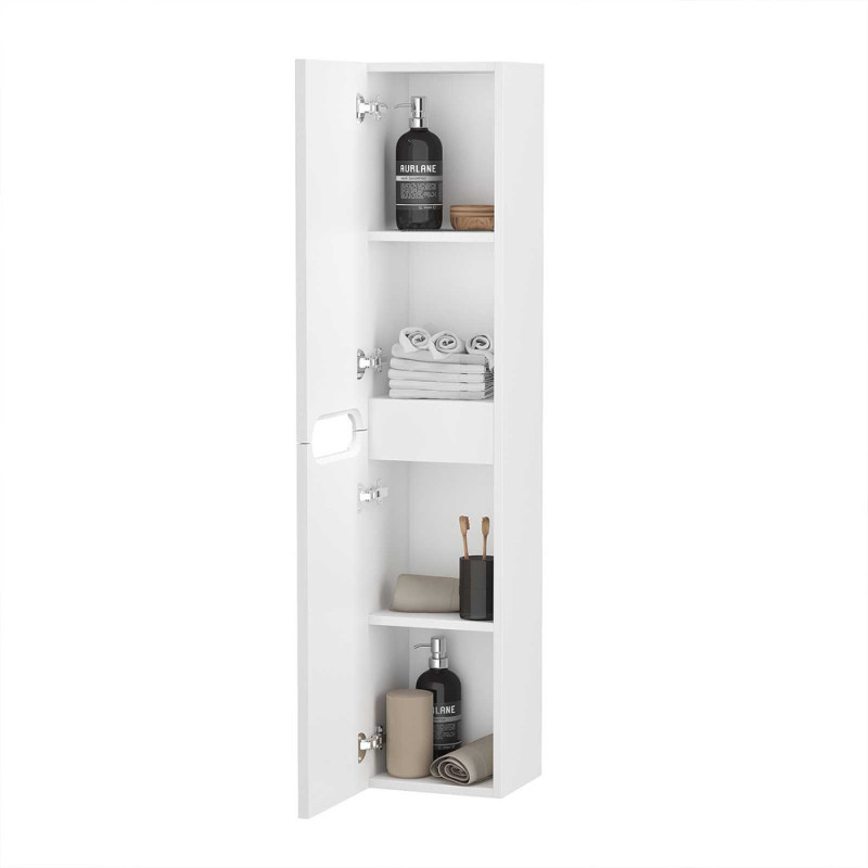 Colonne de salle de bain Emilien blanc 25,5 cm AURLANE