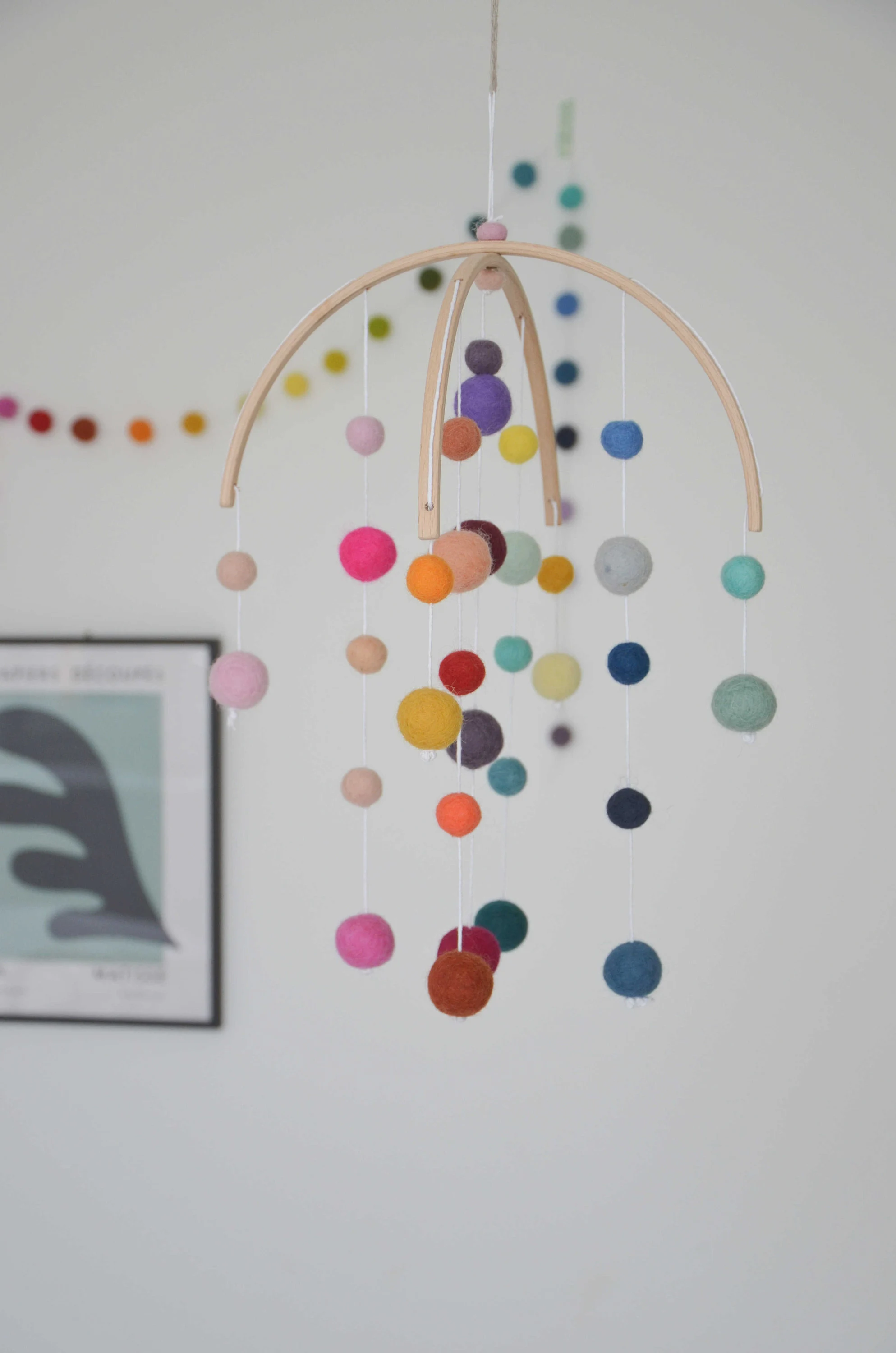 Montessori Colorful Rainbow Mobile