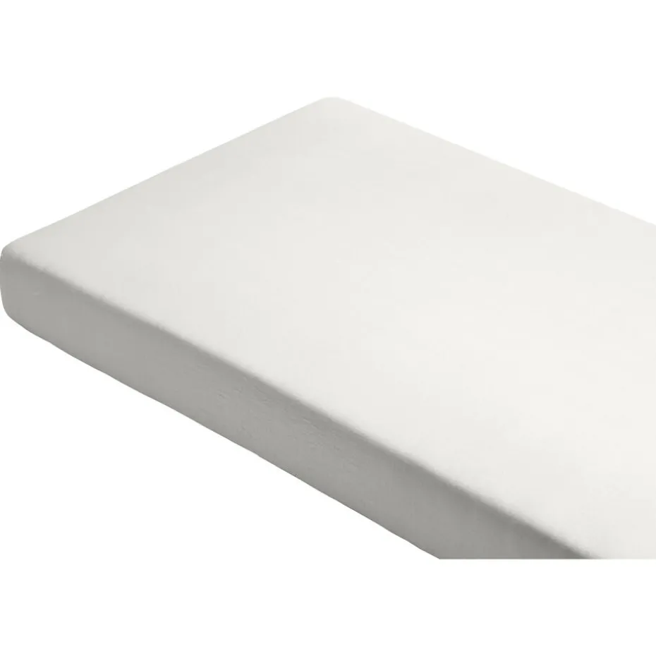 Kwantum Hoeslakens. Moltons & Kussenslopen | Hoeslaken Jersey Off White 200×90 Cm 200X090CM