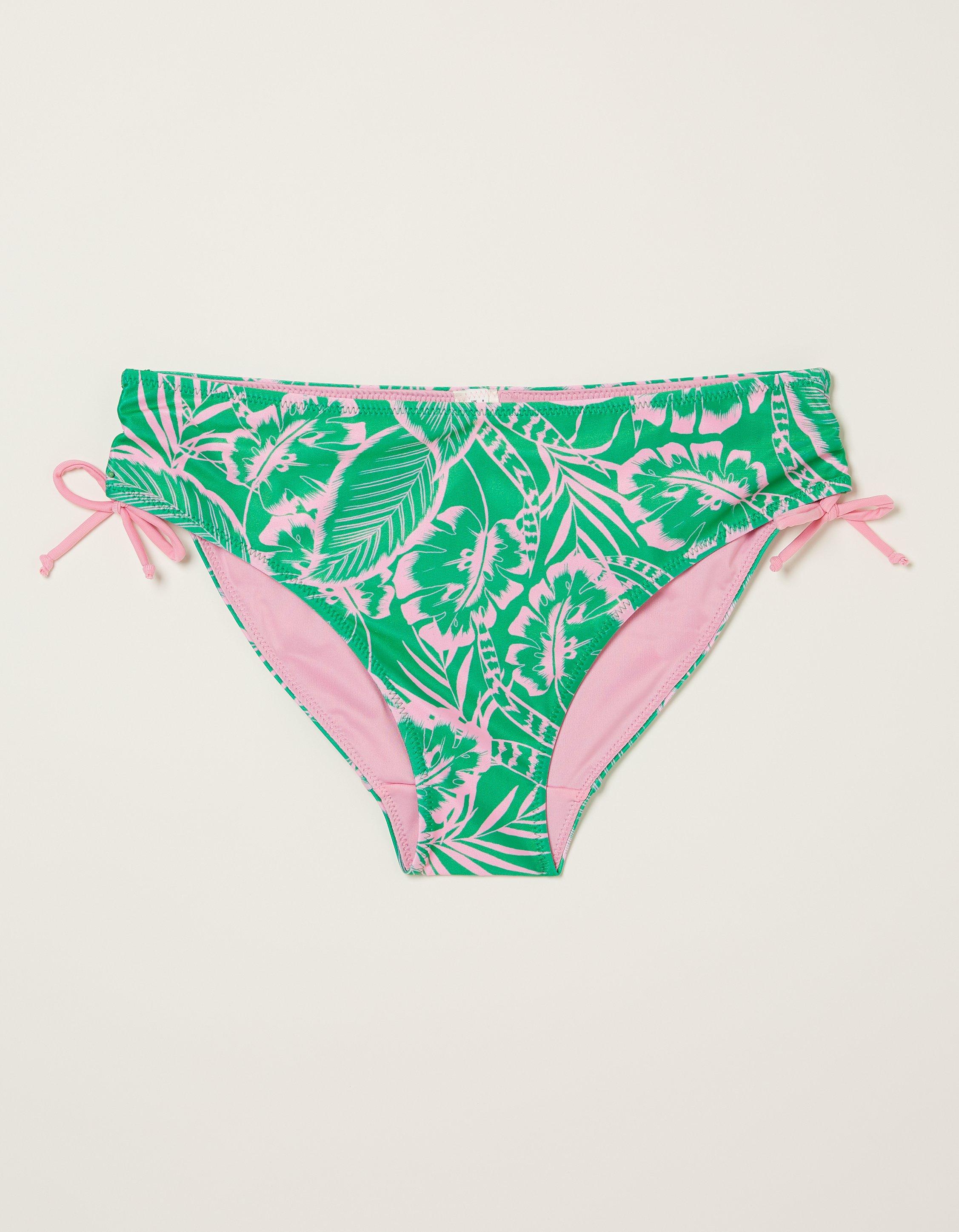 Tropical Leaves Bikini Bottoms