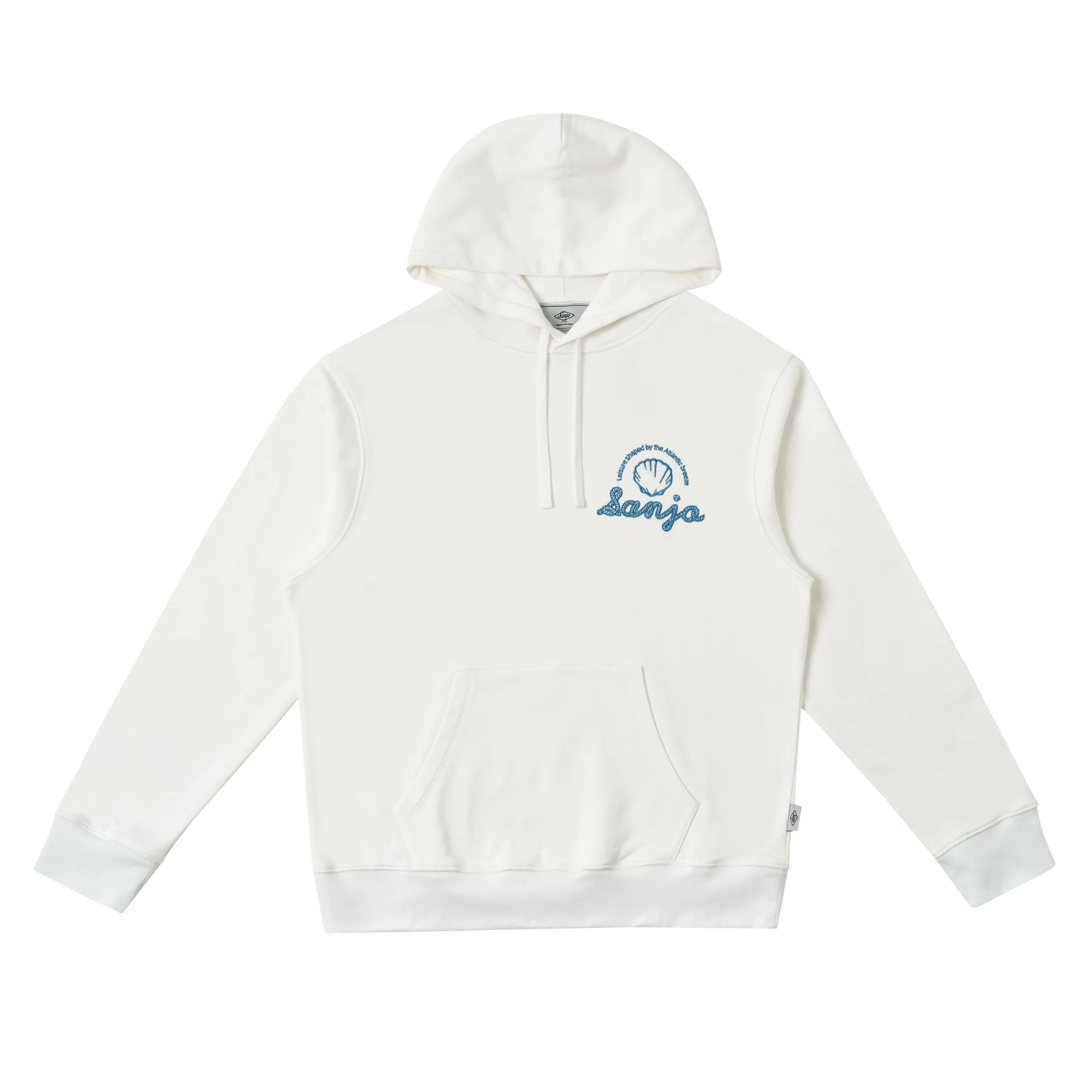 Sanjo Atlantic Hoodie // White