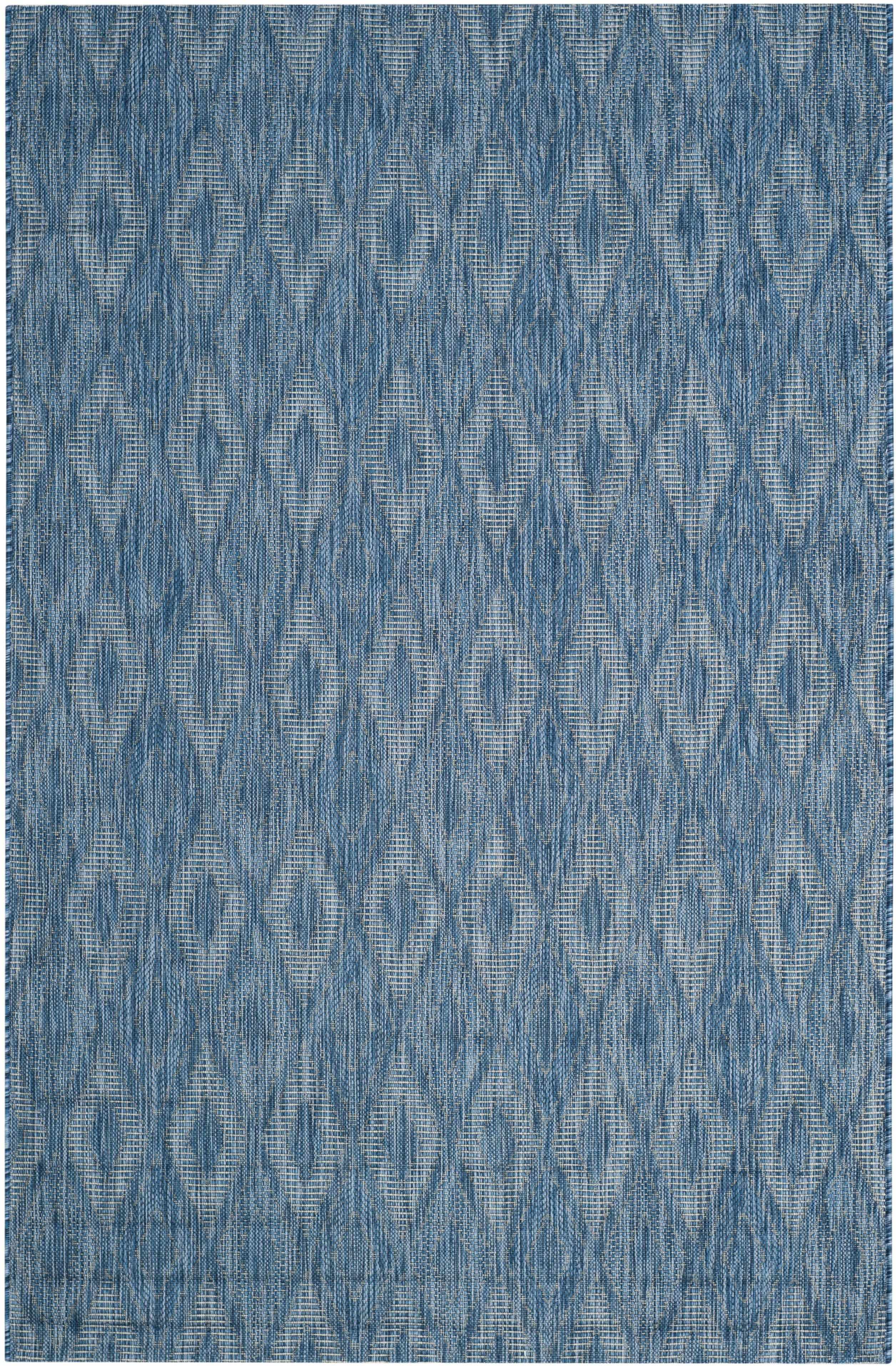 COURTYARD - Tapis interieur & exterieur en bleu marine, 79 x 152 cm