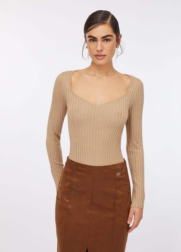 Maglia con scollo a V