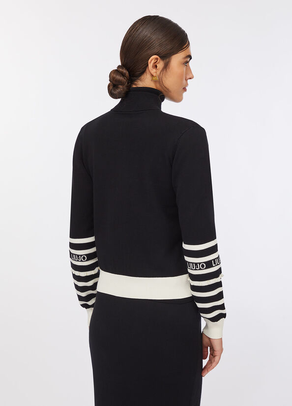 Cardigan a righe