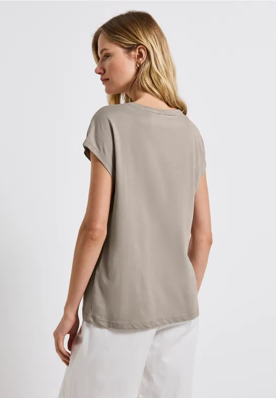 Basic Shirt mit Wording