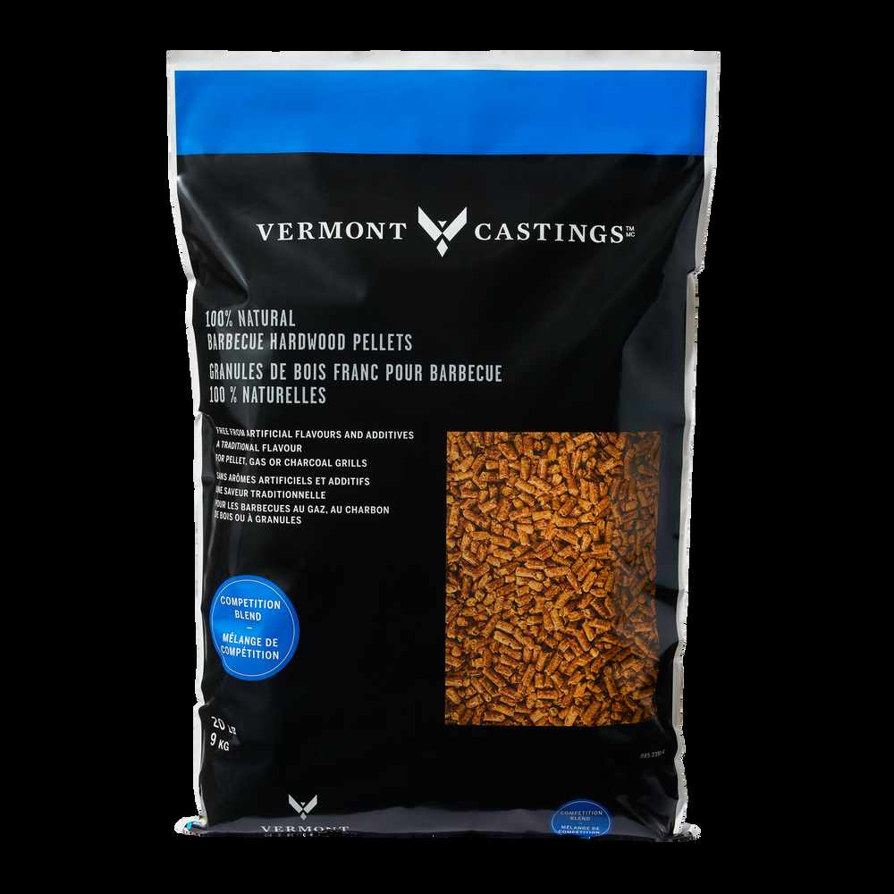 Vermont Castings Competition Blend 100% Natural BBQ Hardwood Smoking Pellets, 20-Lb