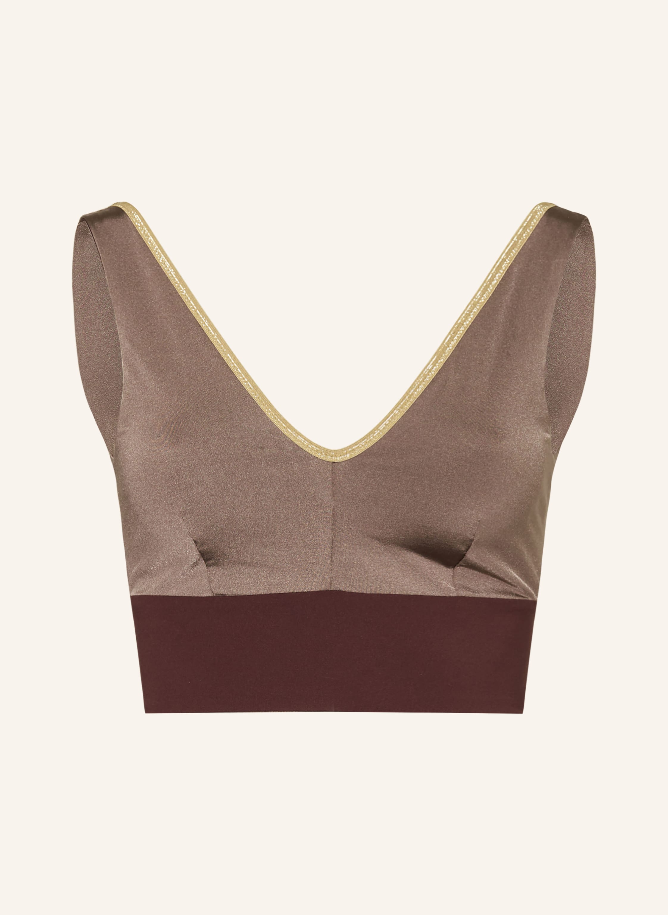 MYMARINI Bustier-Bikini-Top YOGA TOP SHINE zum Wenden