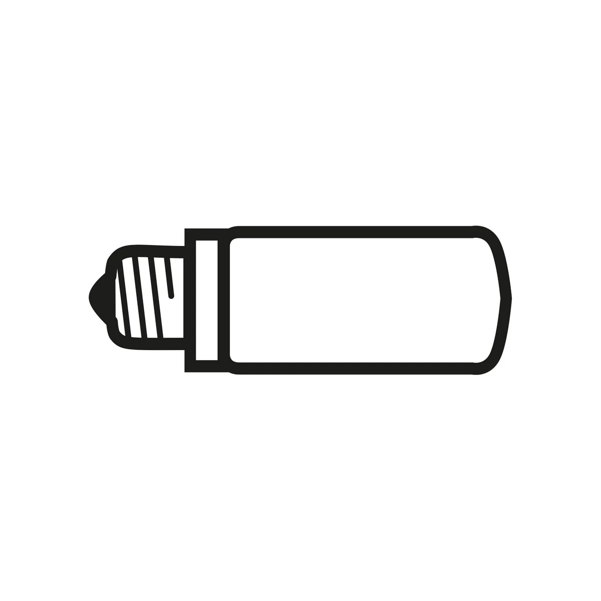 Flos - LED-Leuchtmittel für Skygarden 1   2, Tube, E27 / 20 W, 2700 K, dimmbar
