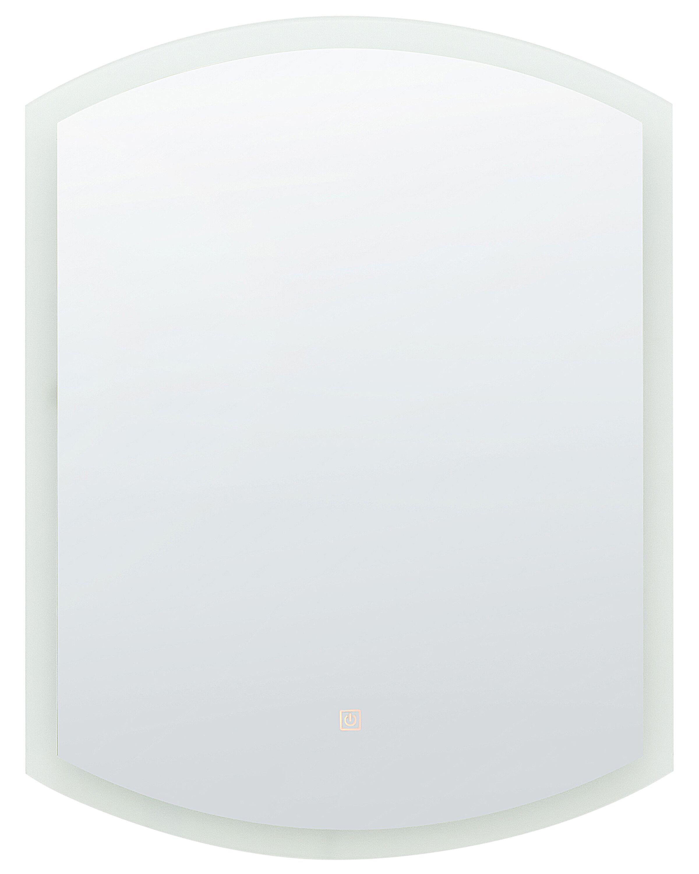LED Bathroom Mirror BEZIERS 60 cm 78 cm Silver