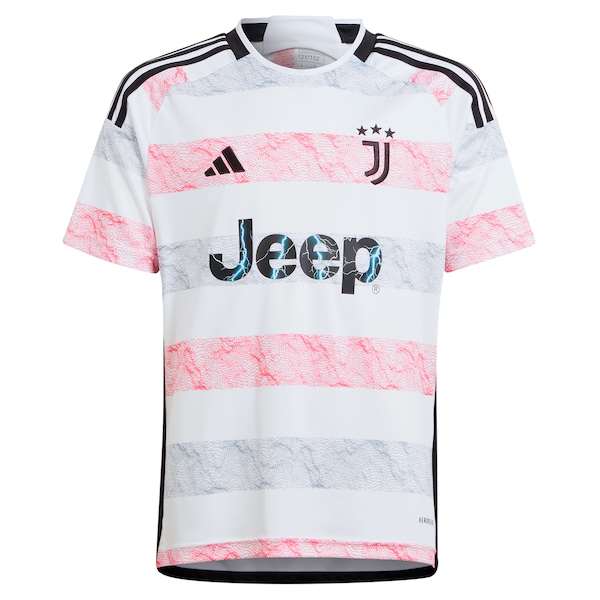 Juventus adidas Youth 2023/24 Away Replica Jersey - White