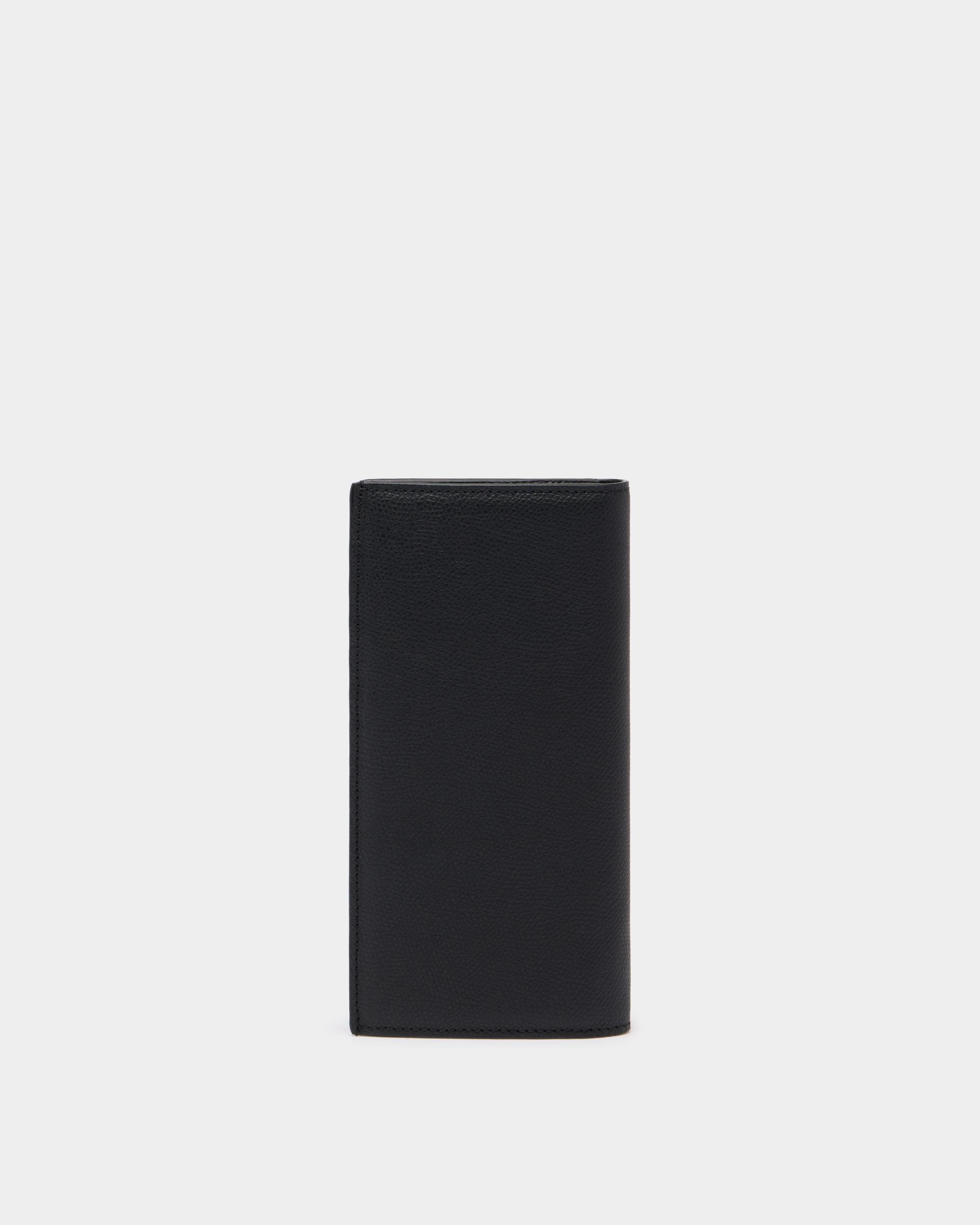 Bally Essential Klassische Geldbörse Aus Genarbtem Leder In Schwarz