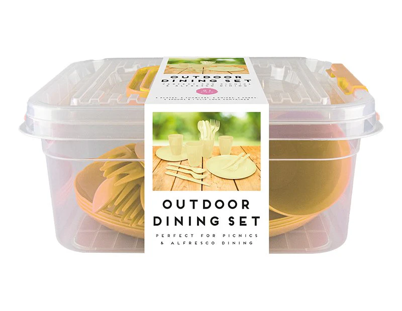 Summer Days Outdoor Dining Set 21 Piece