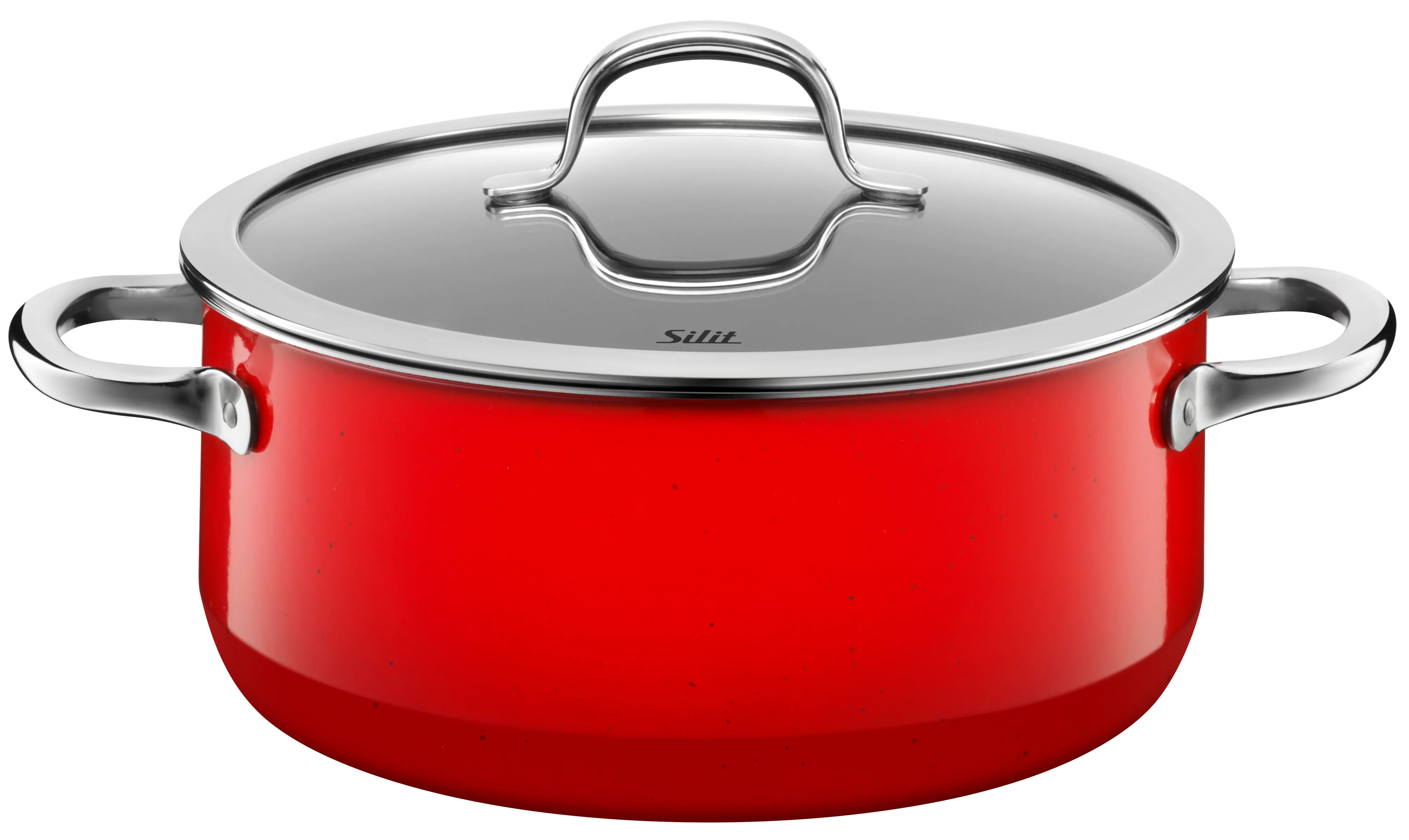 Silit Silargan Passion Braising Pan with lid 24cm Red