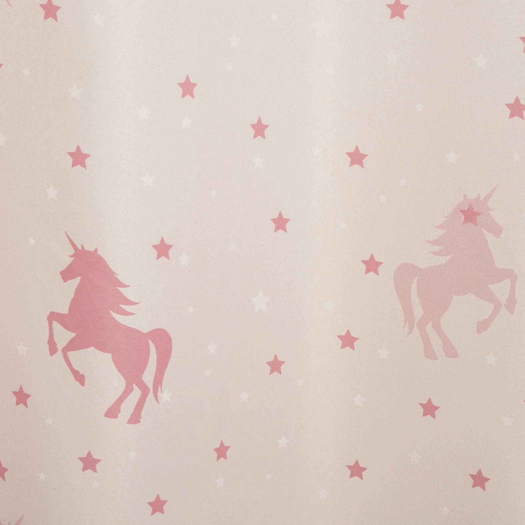 - Rideau licorne phosphorescent polyester rose clair 140x250 cm
