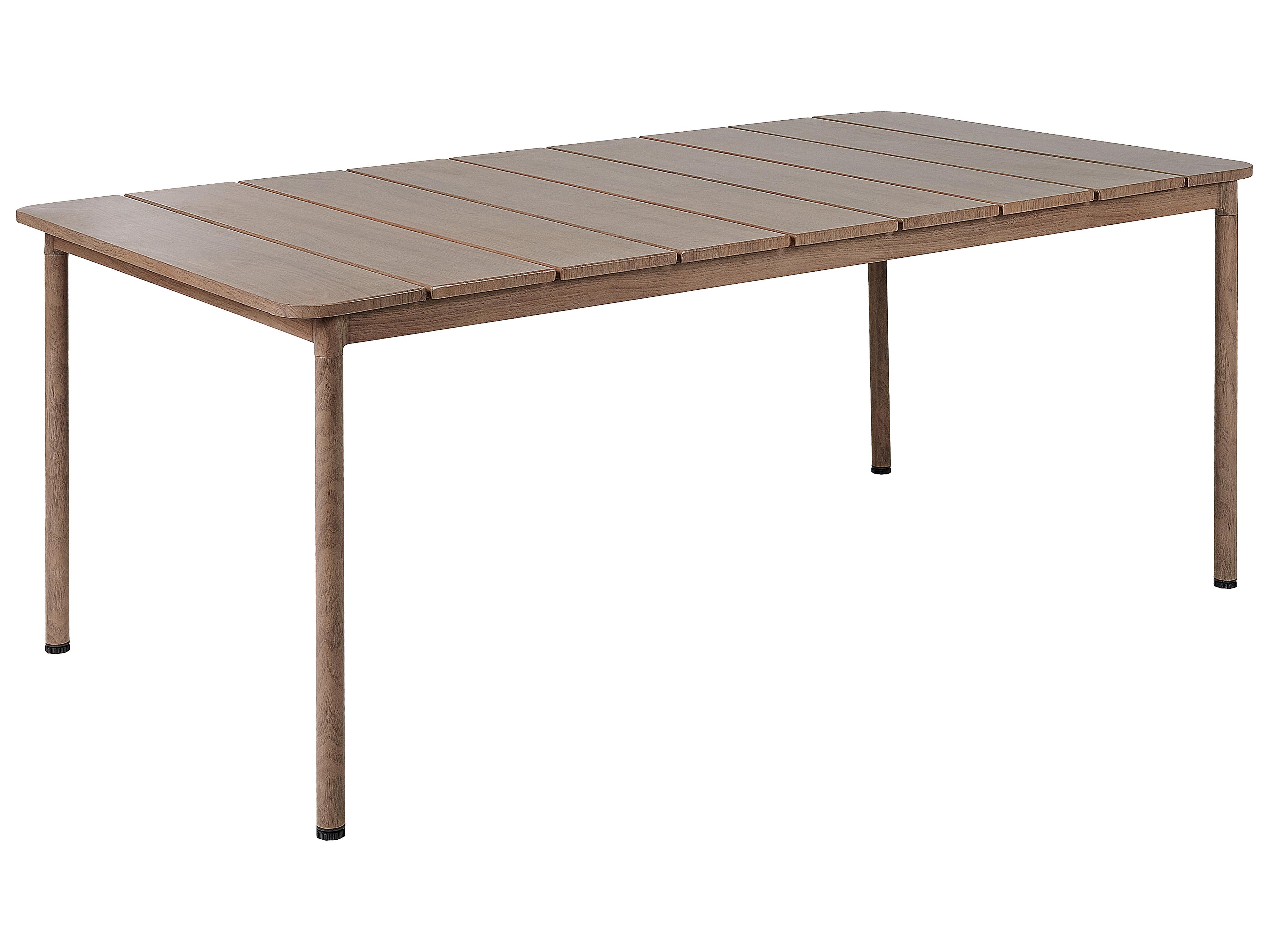 Garden Dining Set 6 Seater FLAVIA with Cushions Metal Taupe