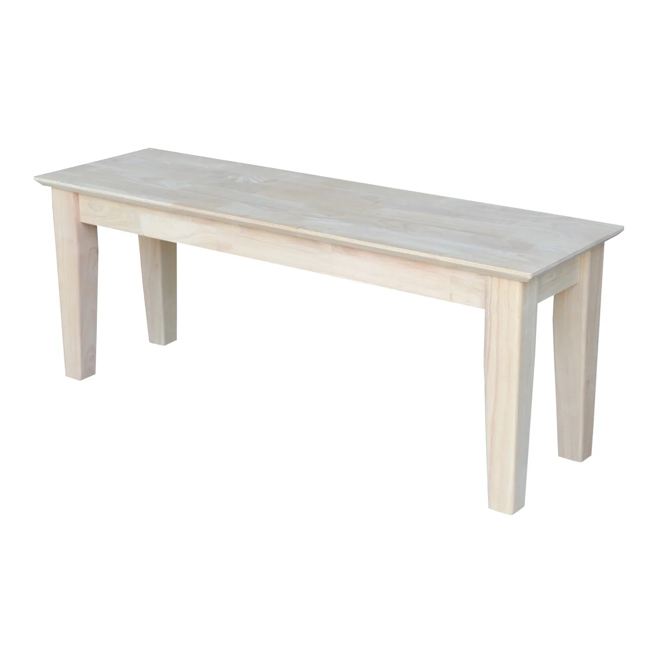 48-inch Solid Wood Shaker Style Entry Bench