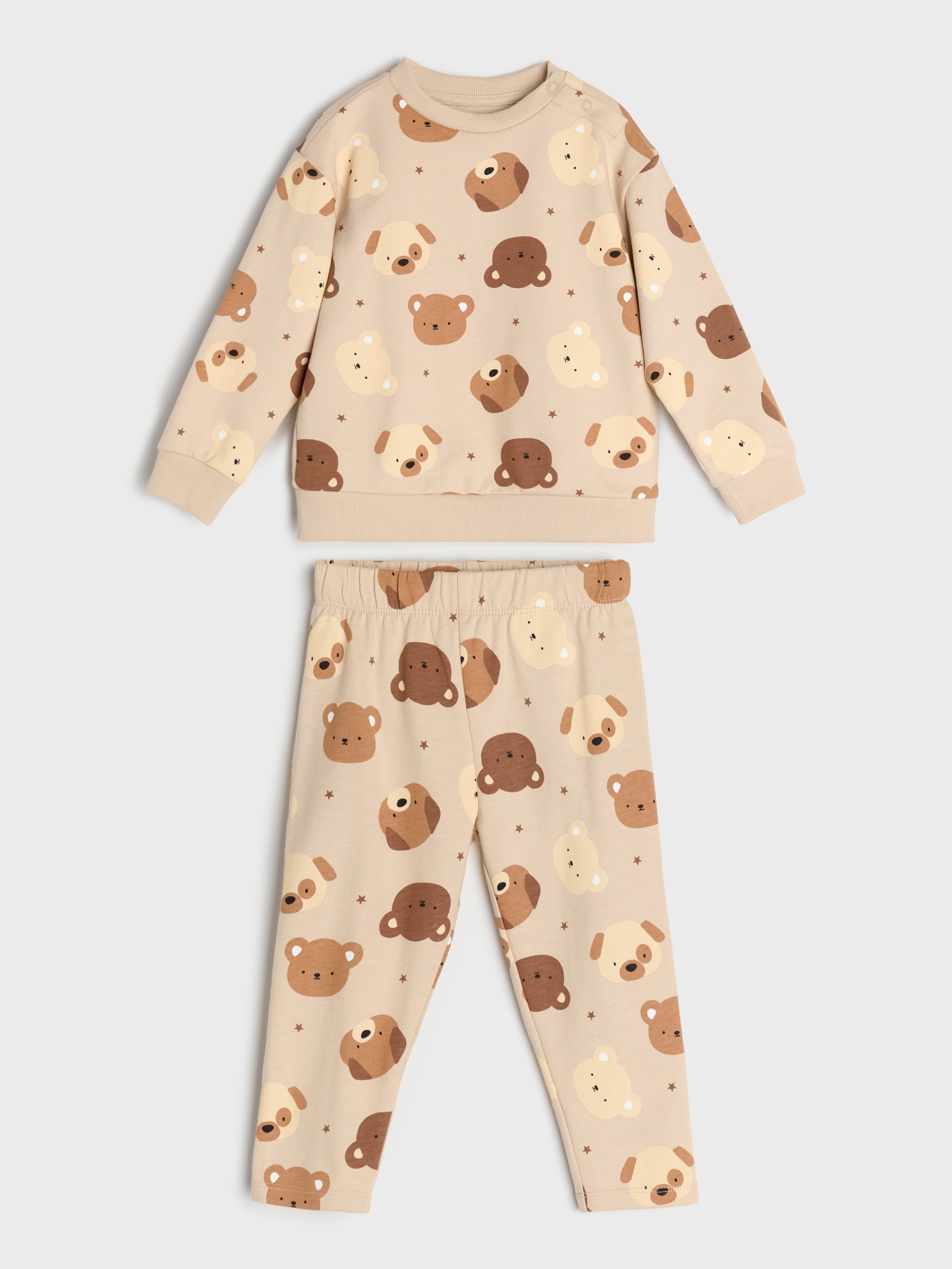 Bawełniany komplet: bluza i legginsy