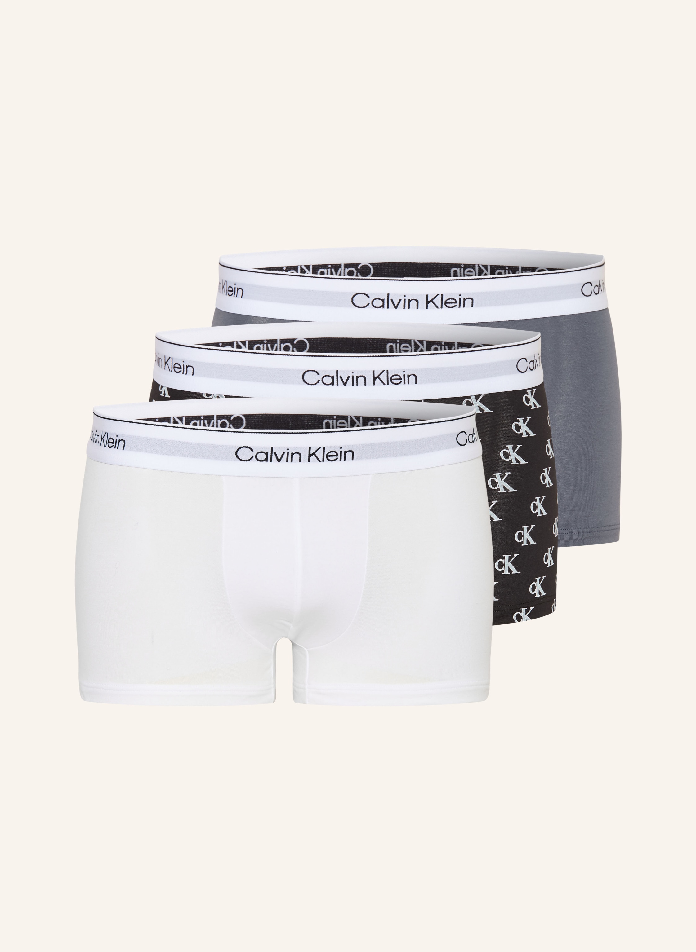 Calvin Klein 3er-Pack Boxershorts ICON COTTON STRETCH Low Rise