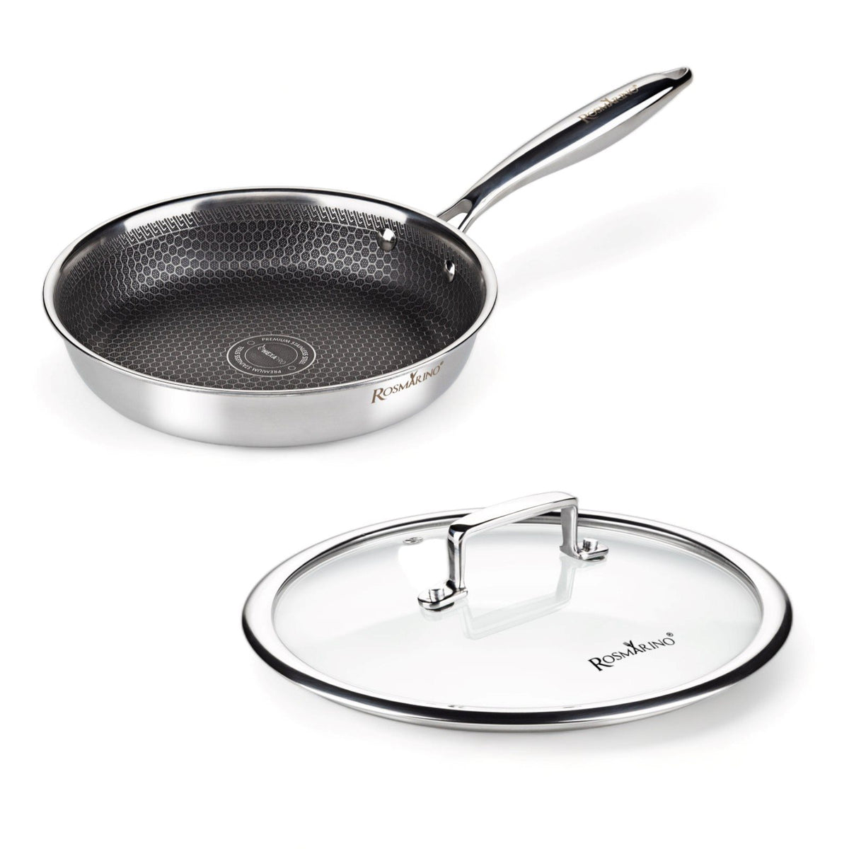 Rosmarino HexaPRO koekenpan met deksel - 24cm