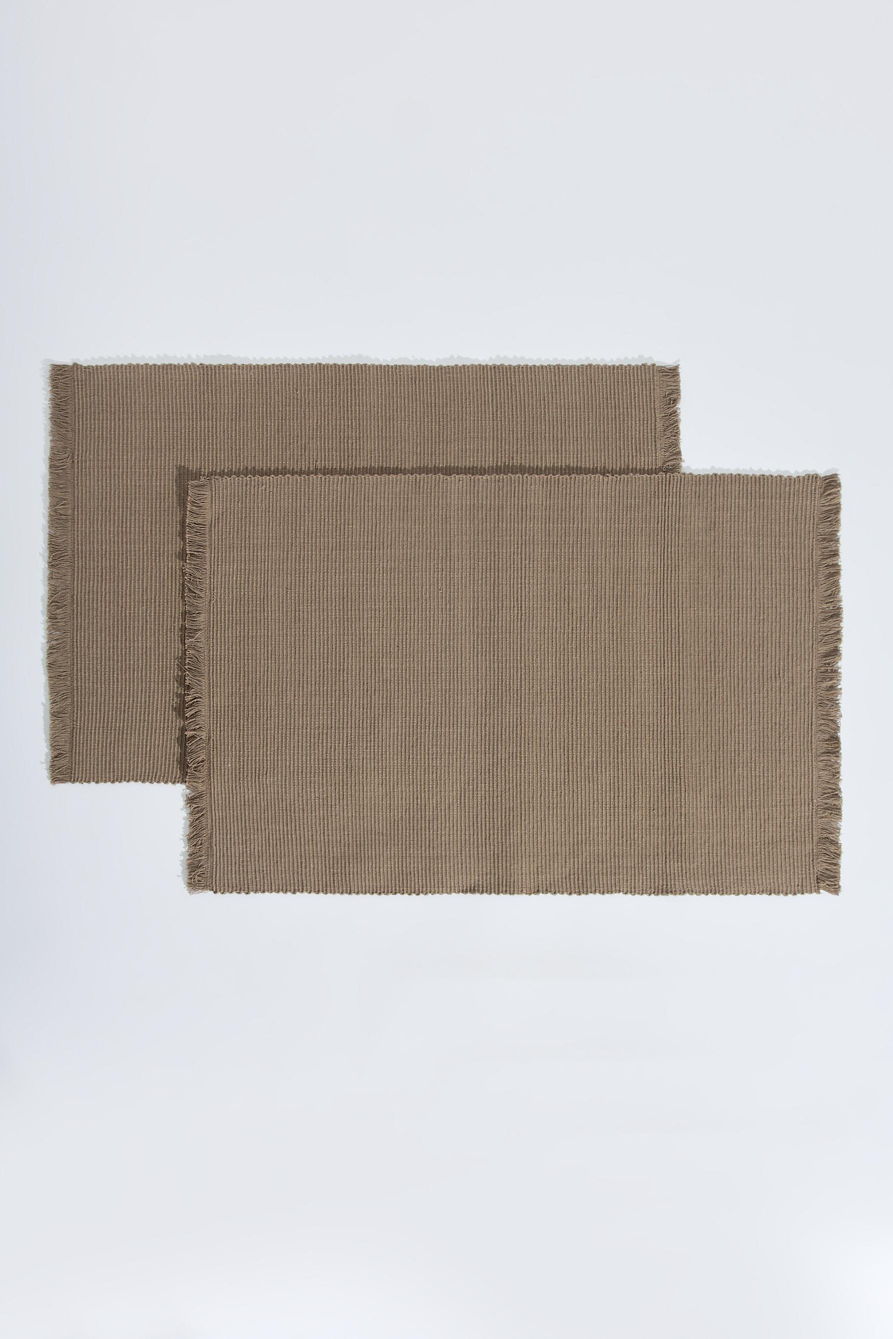 Pack 2 salvamanteles algodón 50 x 35 cm
