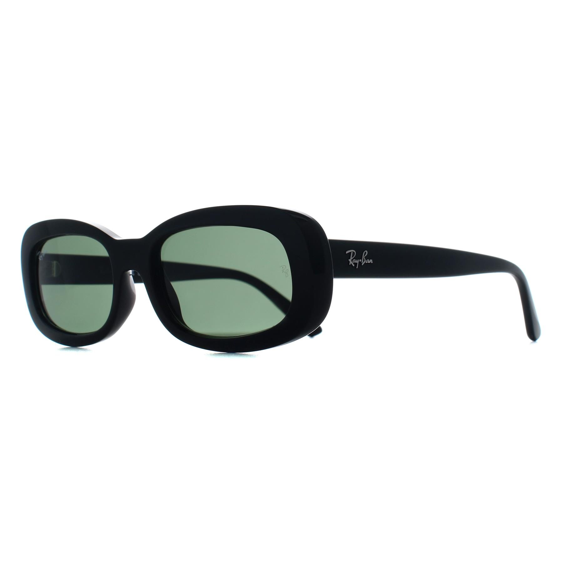 Ray-Ban Oval Black Green RB2221