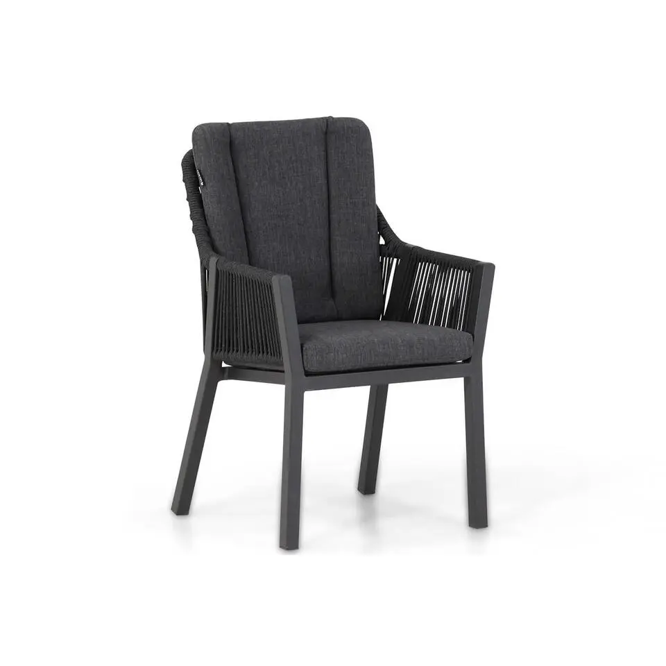 Tuinset 4 personen 90 cm Aluminium/rope Grijs Lifestyle Garden Furniture