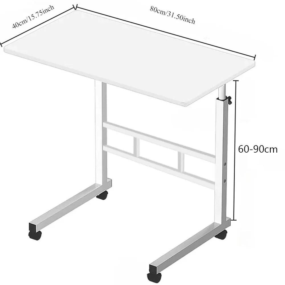 Mobile Computer Desk For Small Space Adjustable