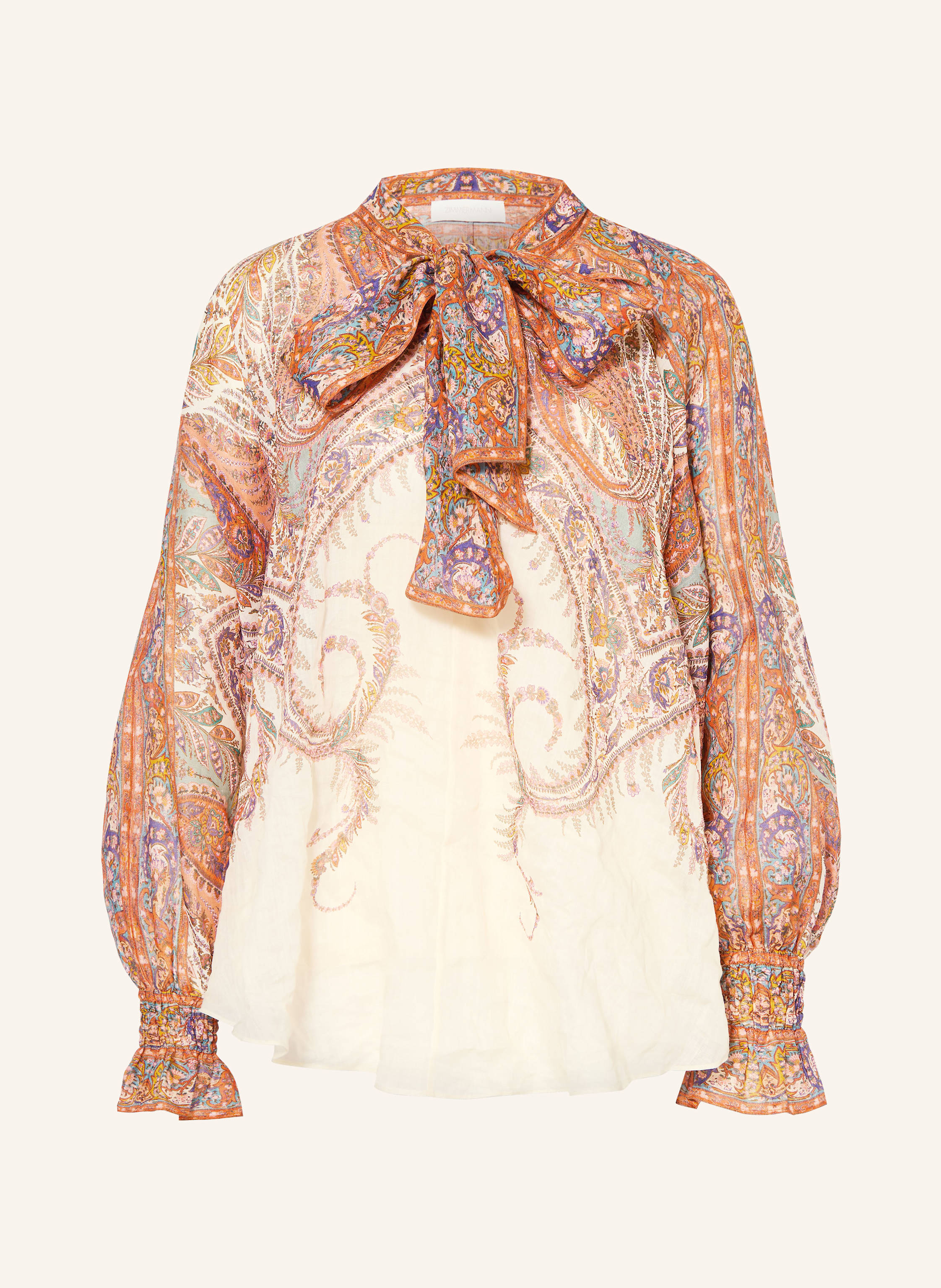 ZIMMERMANN Blusenshirt RHIANNON mit Schluppe