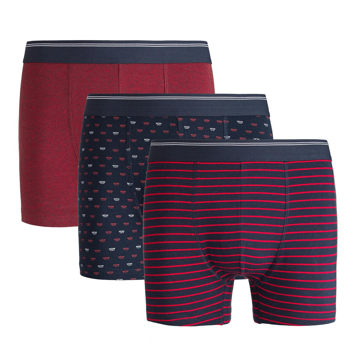 Lot de 3 boxers en coton bio