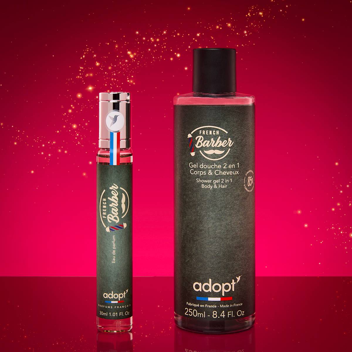 French BarberCoffret eau de parfum 30 ml   gel douche 250 ml