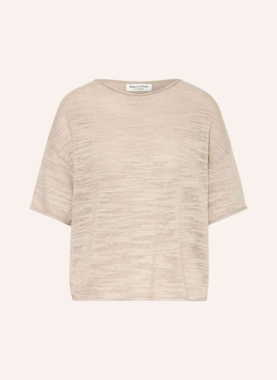Marc O'Polo Strickshirt mit Leinen