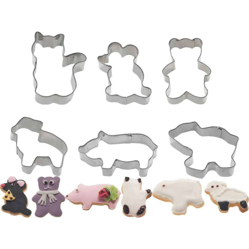 Ausstecher 6er-Set Animals