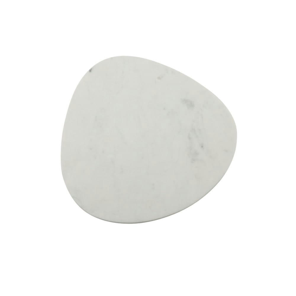 AXIO - Set de 3 tables d'appoint en marbre blanc