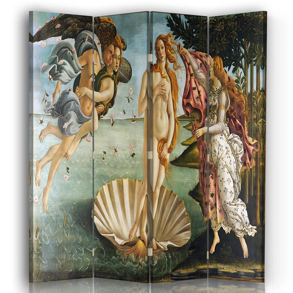 - Paravent La Naissance de Vénus - Sandro Botticelli cm 145x170 (4x)