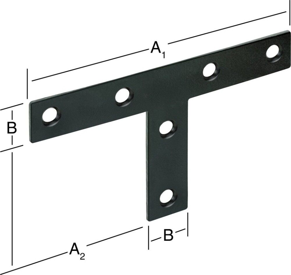 HULLPLATE VORMANN 70X16MM SVART