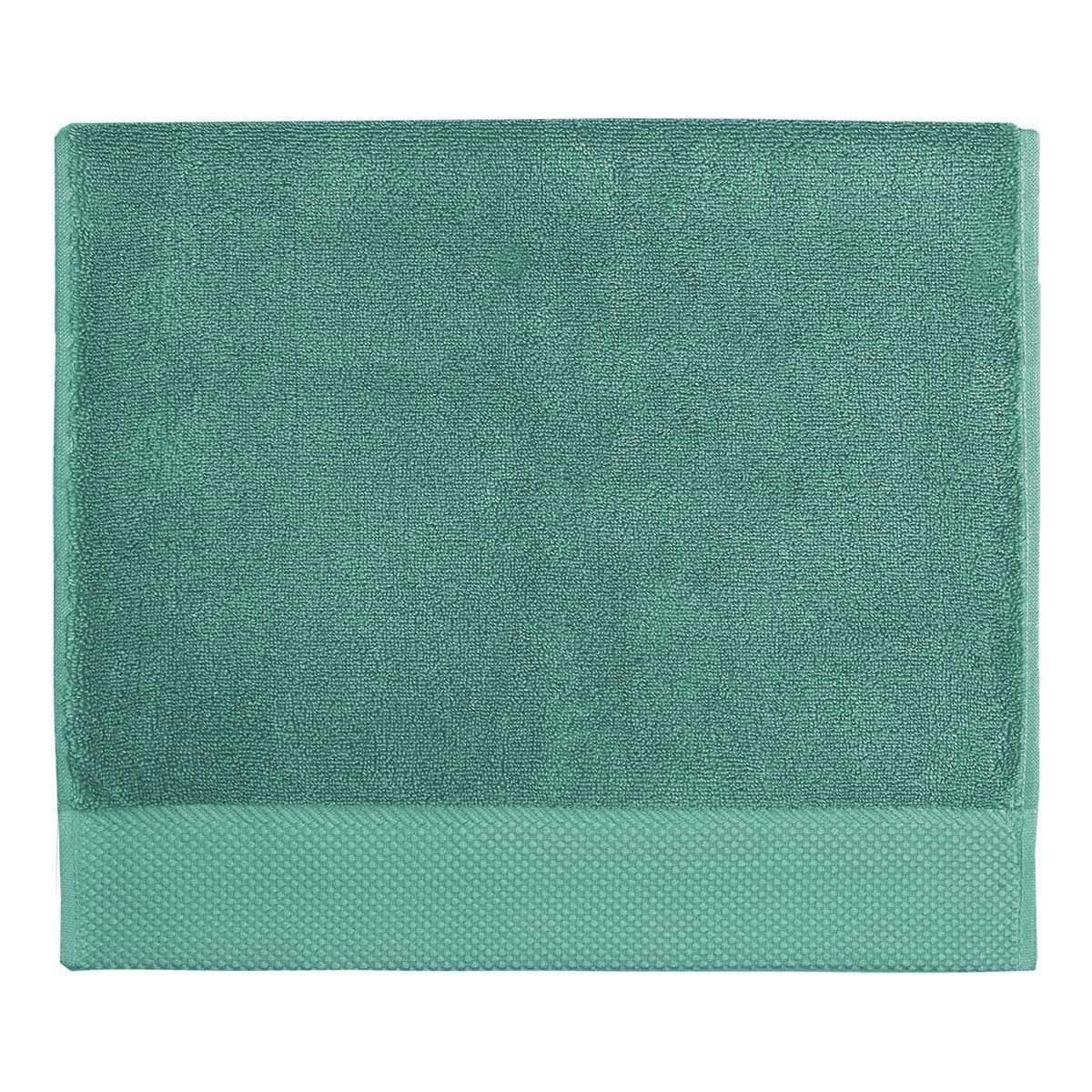 SENSOFT - 3 grandes serviettes d'invité zéro twist 560g aqua sea 40x60 cm